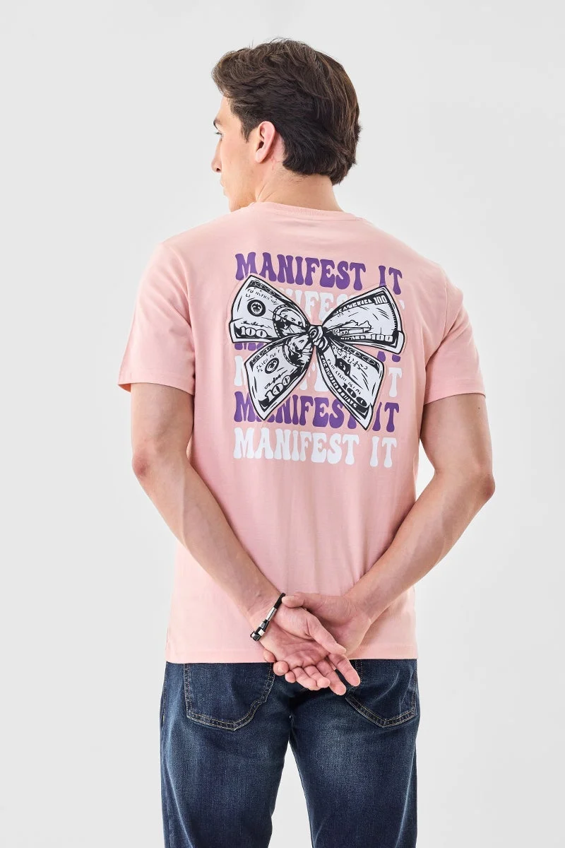 سنيتش تي شيرت قطن % بقصة عادية